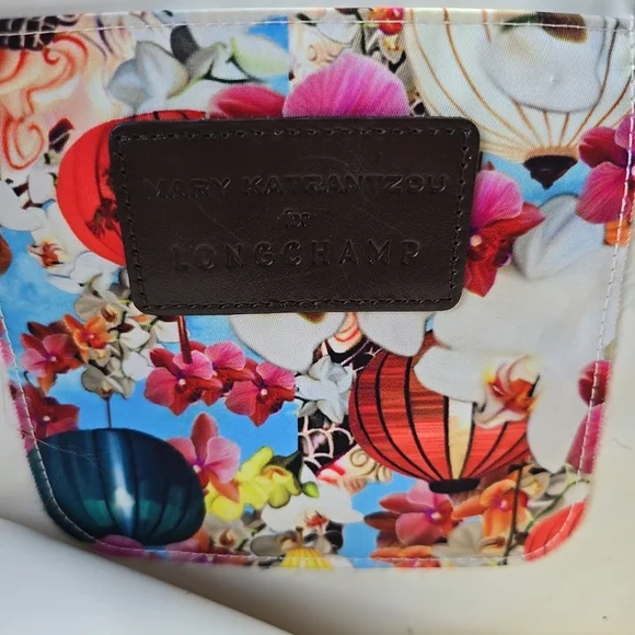 Limited Edition Mary Katrantzou By Longchamp Folding Handbag - Picture 2 of 11